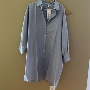 Blue point collar tunic